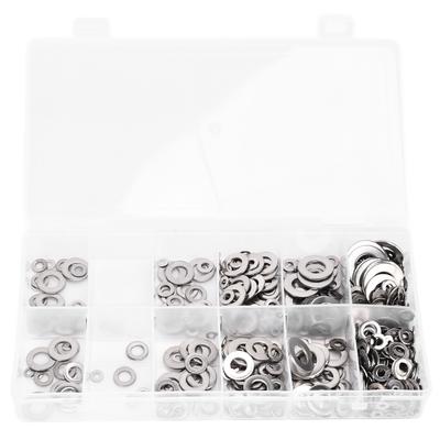 800 Stück Flachscheibe 304 Edelstahl Hohe Leitfähigkeit Hardware Befestigungselemente für Haushalt Gewerbe Geräte800 Stück