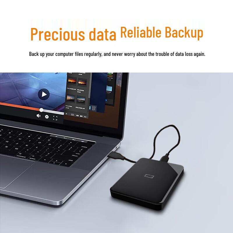 WD 1TB SE Series USB 3.0 Portable External Hard Drive