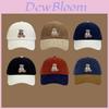 Cappellino da Baseball Orsetto Carino Con Caratteristiche Calde e Antivento Per la Moda Autunno Inverno