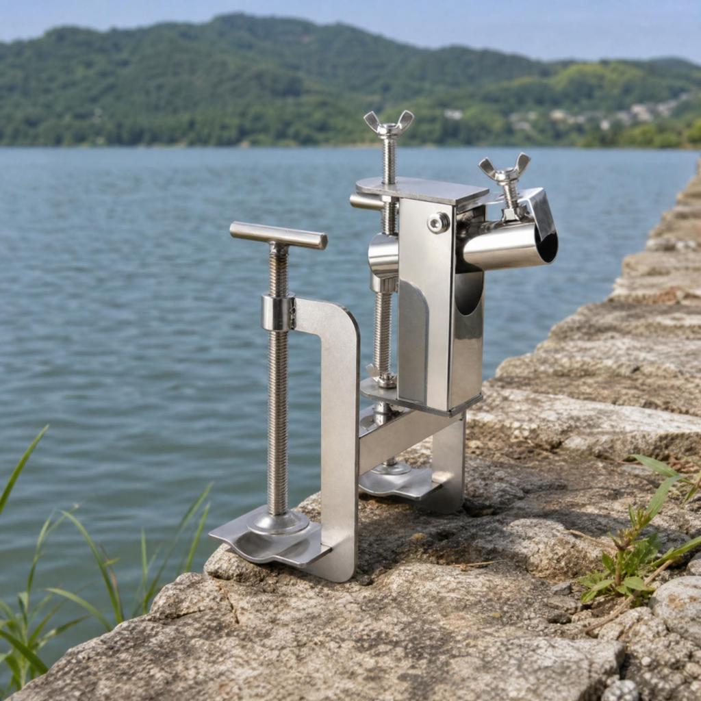 Rod Holder Long Lasting Clamp on Fishing Tool-Complimentary