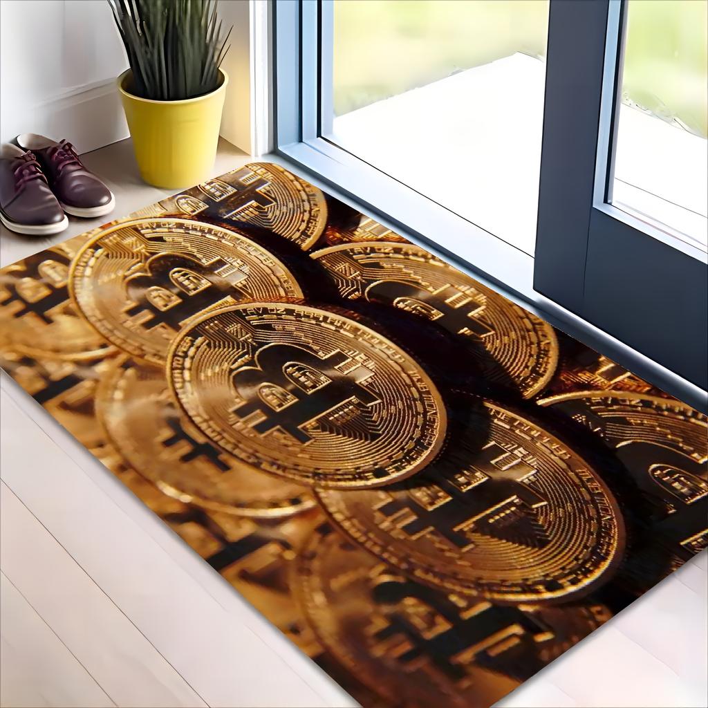 Funny Species Welcome Non-Slip Floor Mat Washable Decorative Area Rug for Entrance Kitchen Office Laundry Room Bathroom