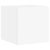 Vidaxl 5-Cz. White TV Furniture Set with LED Lighting