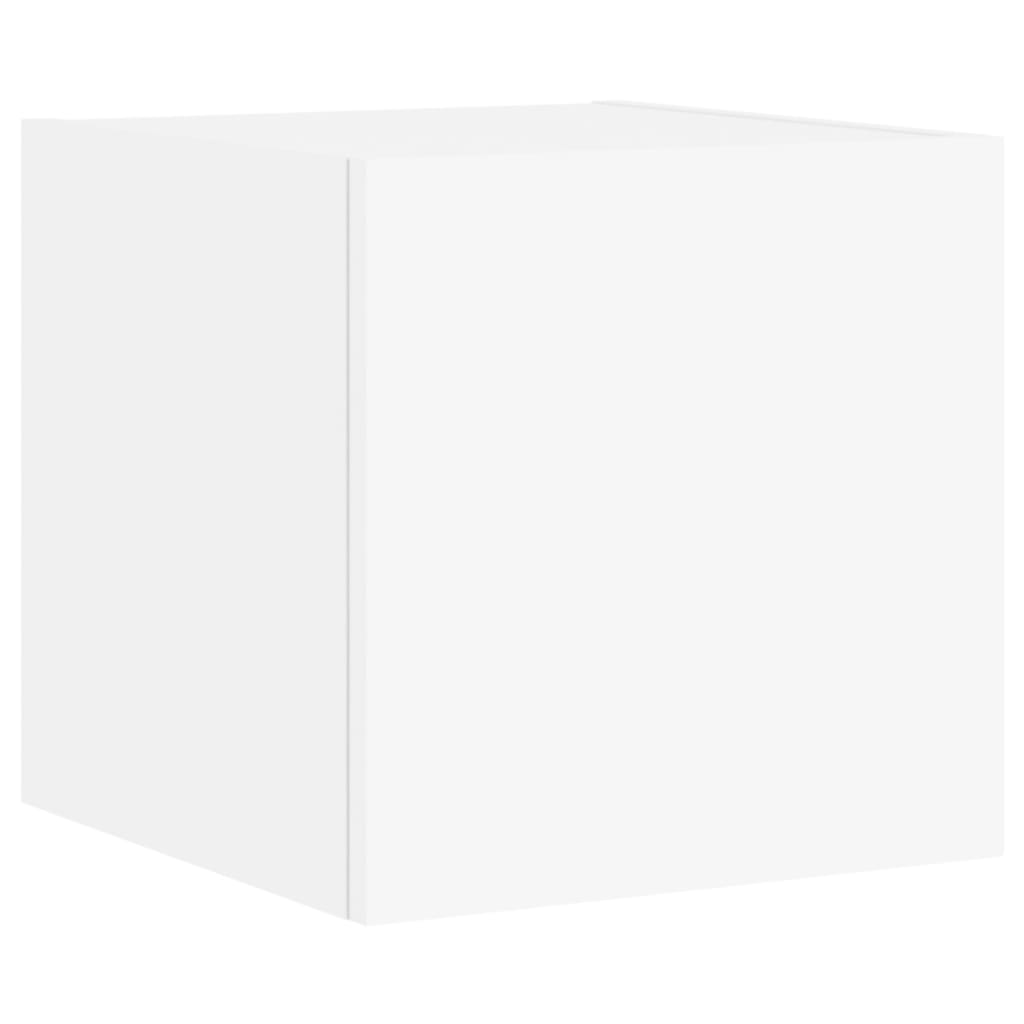 Vidaxl 5-Cz. White TV Furniture Set with LED Lighting