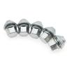 5/10 Piece 19MM Bolt Lug Stud Tyre Nut Alloy Steel Wheel M12x1.5 Nuts Alloy Steel Wheel Nuts for Ford Fiesta Mondeo C-Max Focus