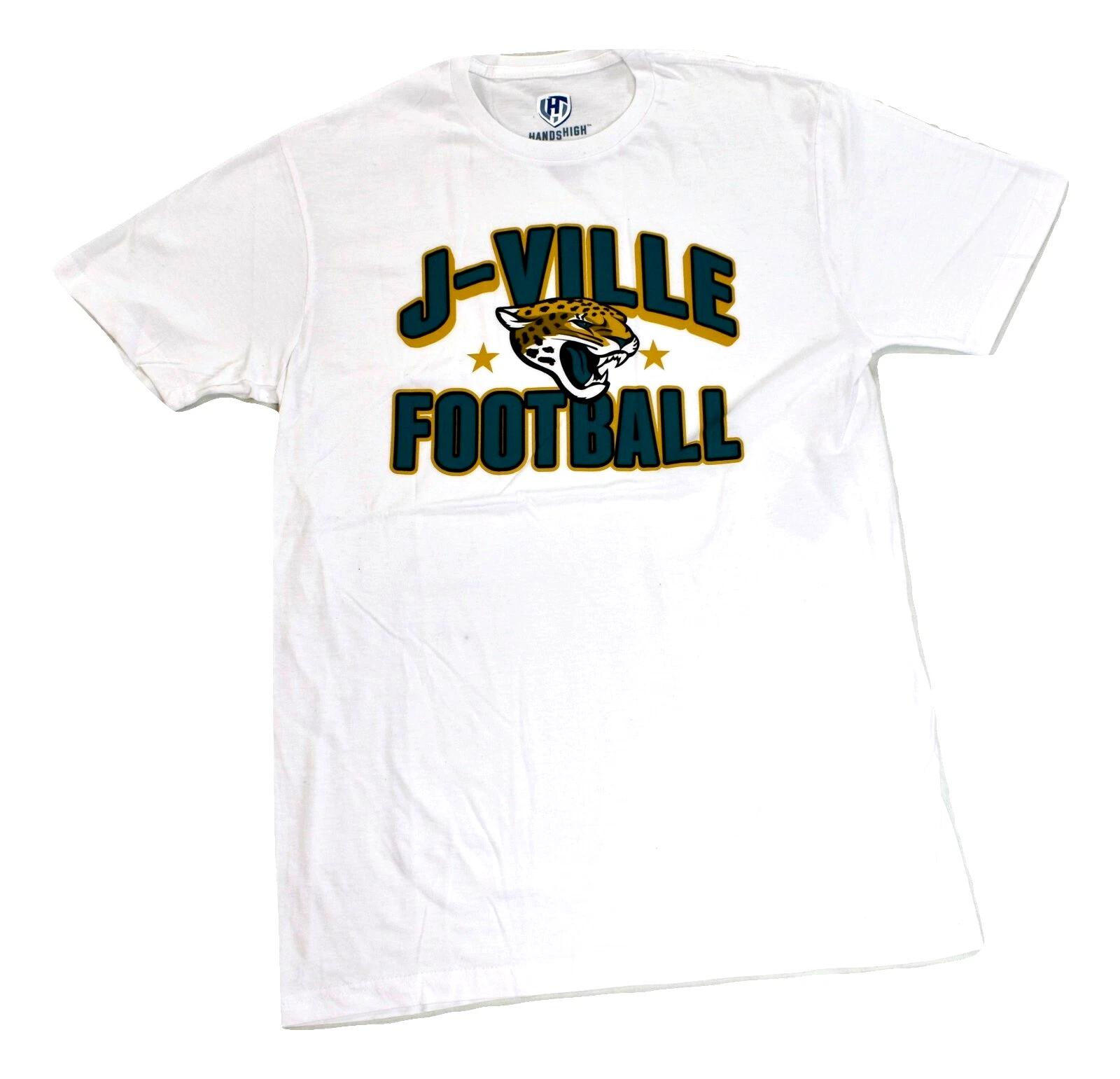 Hands High Mens NFL Jacksonville Jaguars J-Ville Football Shirt New 2XL 2XL