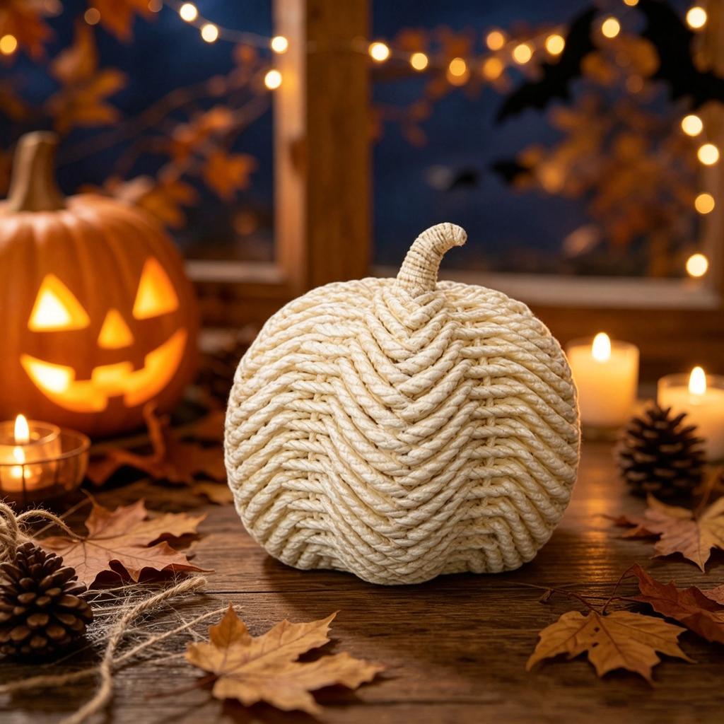 Halloween Pumpkin Decoration - Artificial Fall Ornament for Home Party
