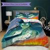 Korra Pattern Bedding,Quilt Set Quilt Cover Pillowcase Home Birthday Gift (1*duvet cover+2*pillowcase,without core)XSJT0917147