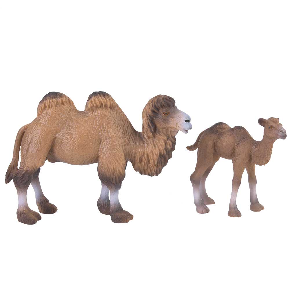 2pcs Miniature Camel Figurine Animal Model Home Decor Kid Children Educational Toys