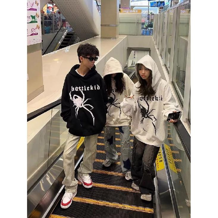 Men'S Hooded Hoodie In Spring And Autumn, Loose And Trendy Letter Printed Versatile Jacket, Men'S Long Sleeved Hoodie, Casual Top