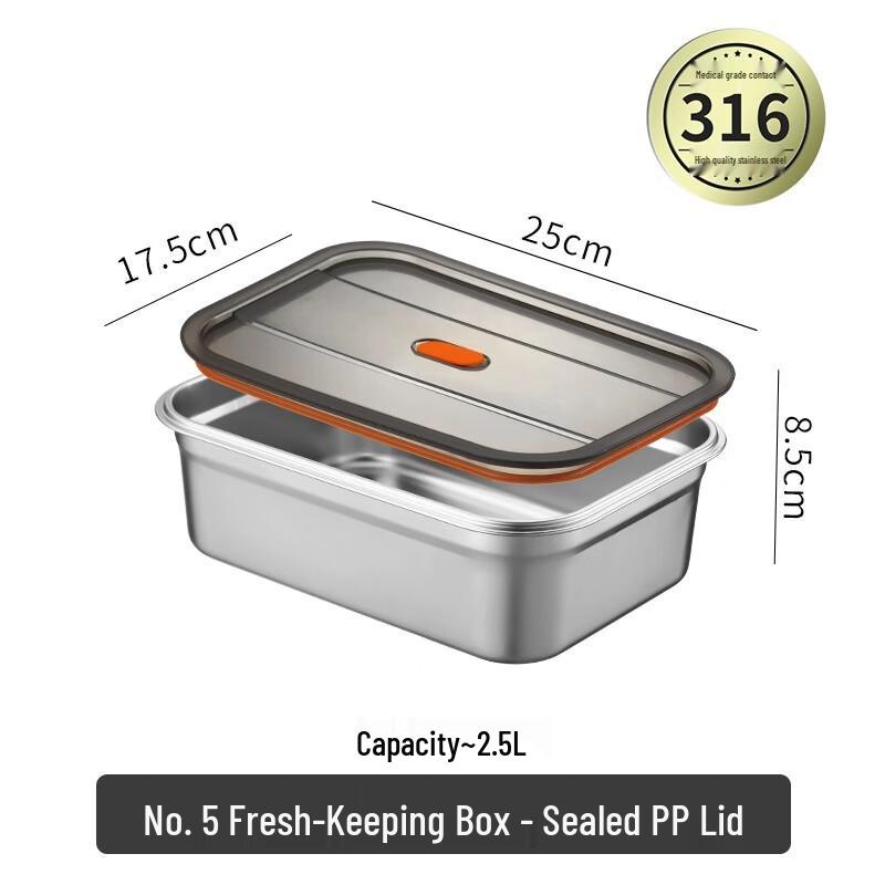 316 Stainless Steel Dumpling Storage Box