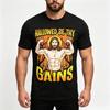 Fitness Christianisches Themen-T-Shirt Lustiges Geheiligt sei dein Muskelaufbau Jesus Druck Unisex Kurzarm Freizeit Oberteil für Fitnessstudio und Straße