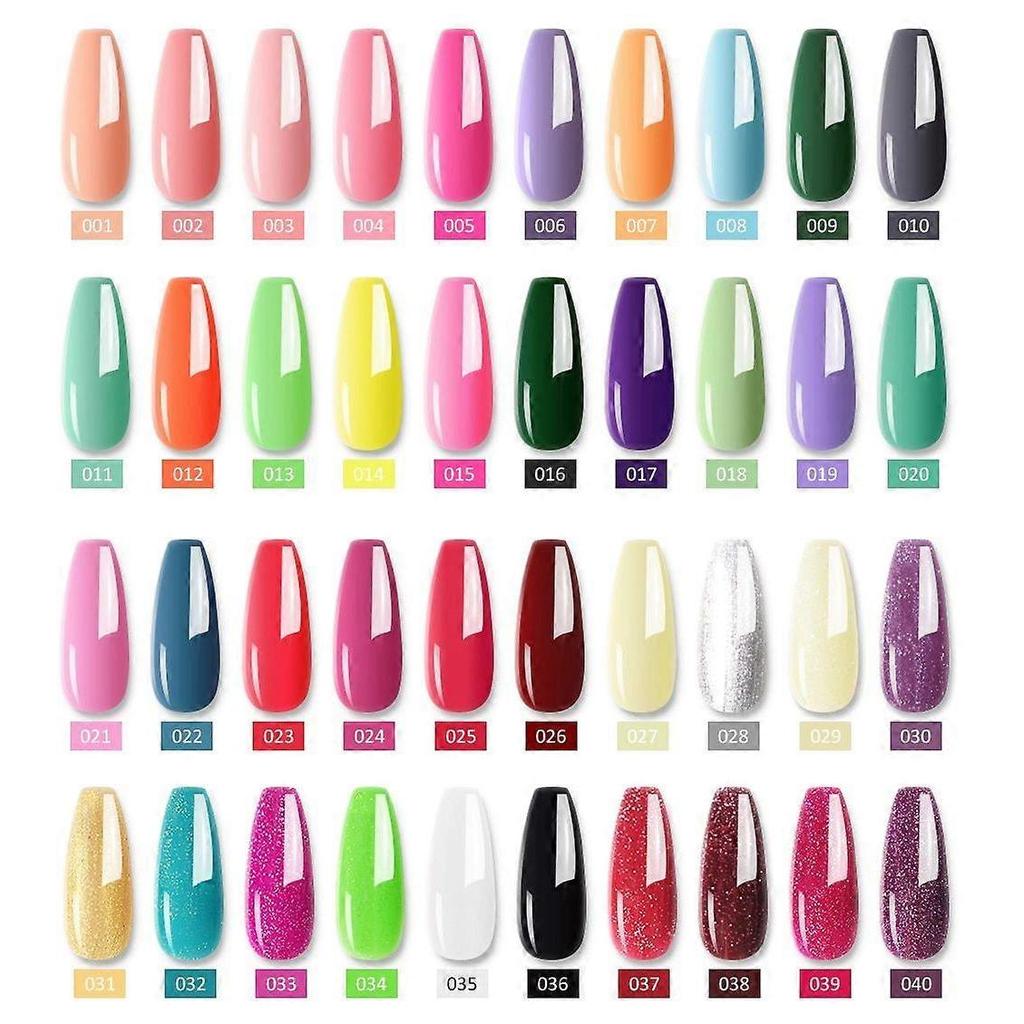 Manicures Set UV LED Lamp Dryer With 12/6 Pcs Nail Set Gel Polish Kit