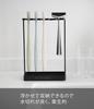 Yamazaki Tower Toothbrush W x 5cm D x Model 4699 Holder, 5-Piece Set, Black, Approx. 12.5cm 18.5cm H,