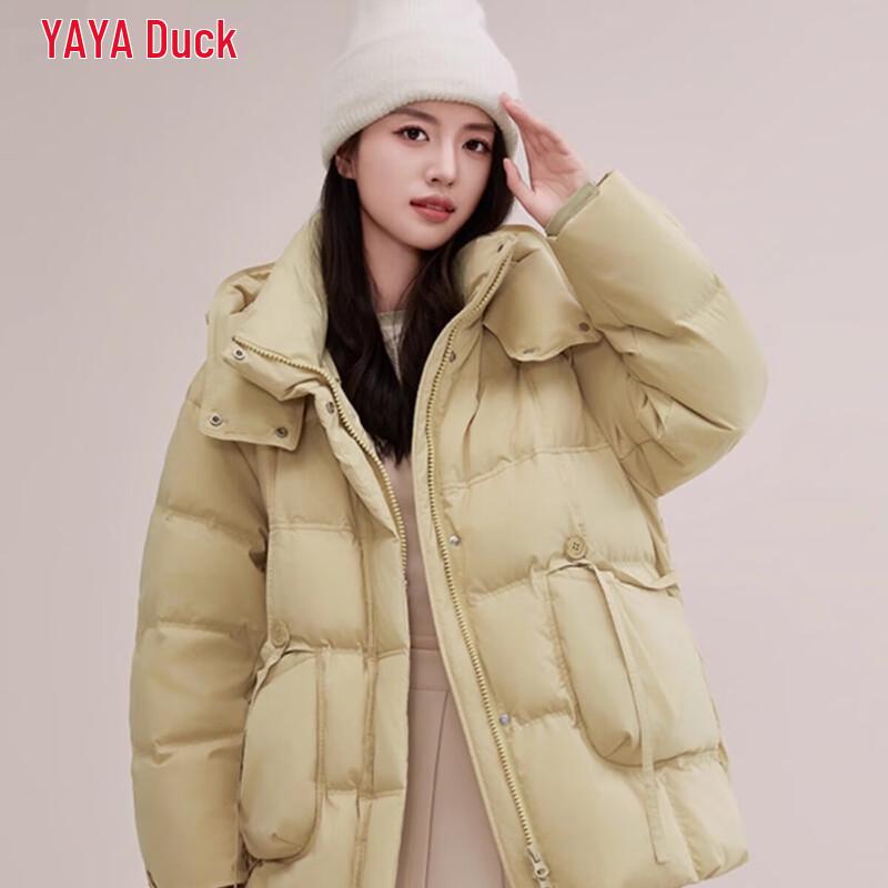 Yaya 2024 Women's Mid-Length Hooded Down Jacket