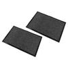 2PCS Indoor Door Mat Chemical Fiber Absorbent Non Slip Machine Washable Floor Rug for Bathroom