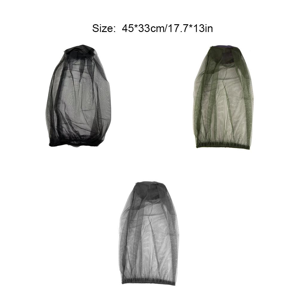 Head Net Face Mesh Outdoor Hiking Climbing Fishing Backpacking Mountaineering Camping Protection Hat for Woman Man