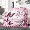 Pink butterfly Cozy Blanket Warmthful Decor Suitable for Sofa Couch Office Bed Picnics Ideal for All Seasons Stylish Decor Ideal Gift Y33