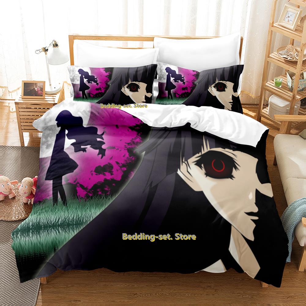 Comforter New Shiki Bedding Set Single Twin Full Queen King Size Bed Set Adult Kid Bedroom Three-Piece Suits Personality Anime Bed Sh