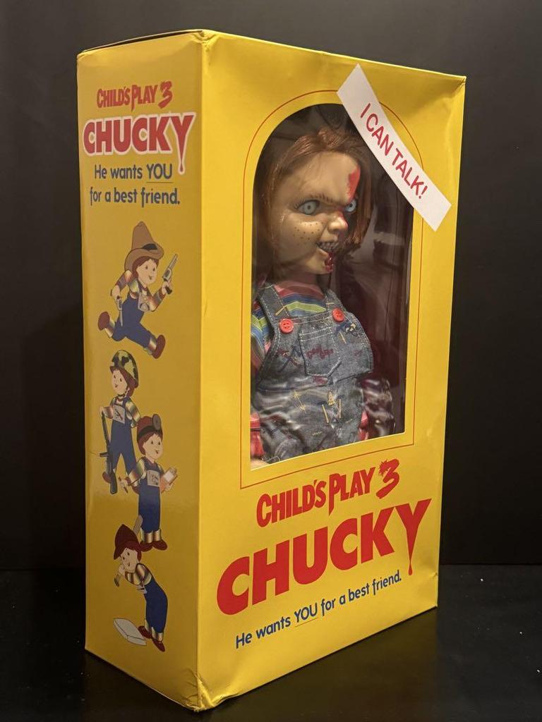 [POUŽITÉ] Figurka Chuckyho, v životní velikosti, 38 cm vysoká, Dětská hra
