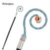 White Blue Hanger Red Diamond Fashion Stick Decorative Cane Elegant Fashion Cane Cosplay Alloy Crosier Vintage Stick 90cm