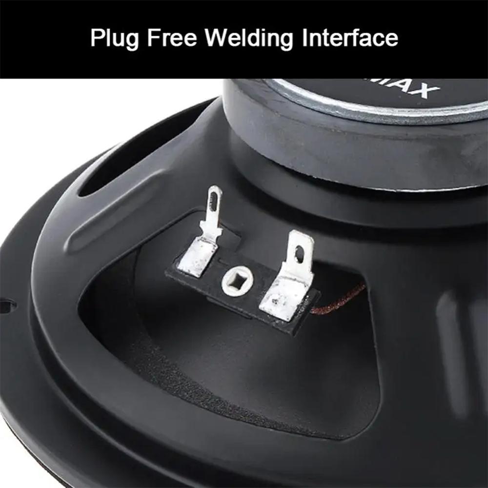 4/5/6 Zoll Autolautsprecher 2-Wege Fahrzeugtür Auto Audio Musik Stereo Subwoofer Breitbandfrequenz Automobil Koaxiallautsprecher 1 Stück