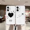 Case for Xiaomi Poco X3 Pro X3 NFC Soft Phone Cover Love Airplane Art