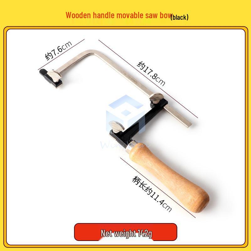 Handmade Mini Jewelry Fret Saw - U-Shaped Wire Saw for DIY Models