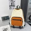 Backpack Men'S And Women'S High-Value Casual Schoolbag Large-Capacity Commuting Multi-Color Lightweight Backpack Couple Sports Bag
