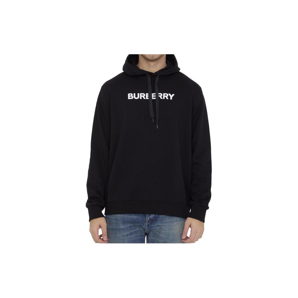 Burberry Logo Printed Drawstring Hoodie 80833921