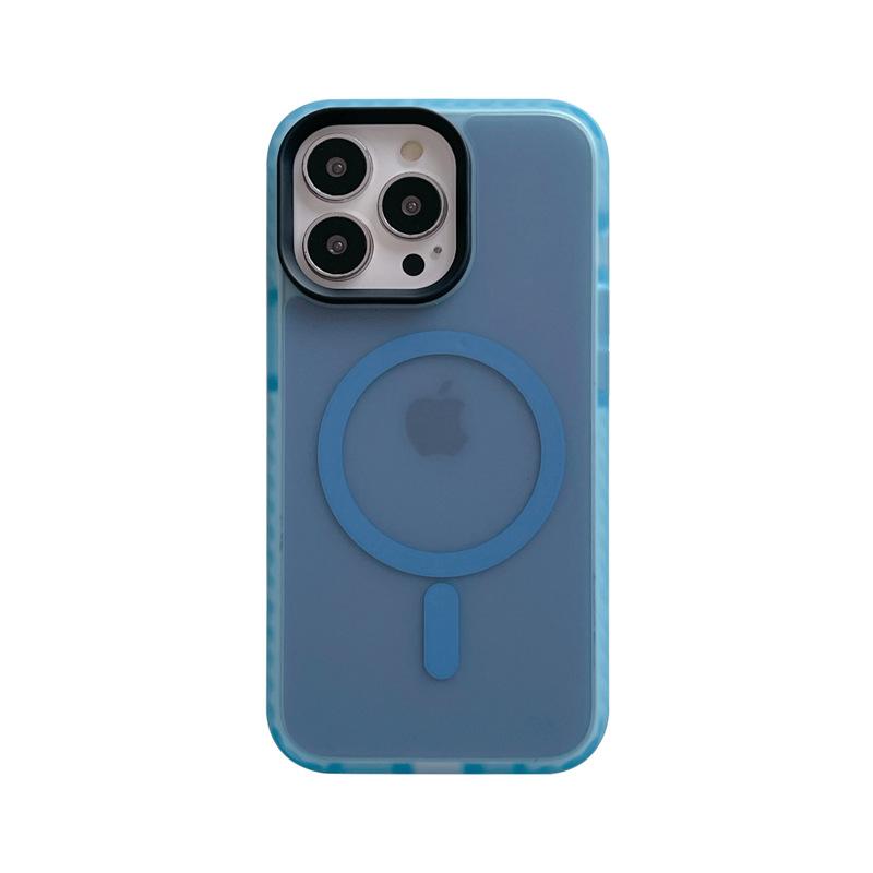 Suitable for Apple 15promax Phone Case, Matte Magnetic 13 Anti-drop, IPhone14 Full Package, Simple and High-end for Both Men and Women