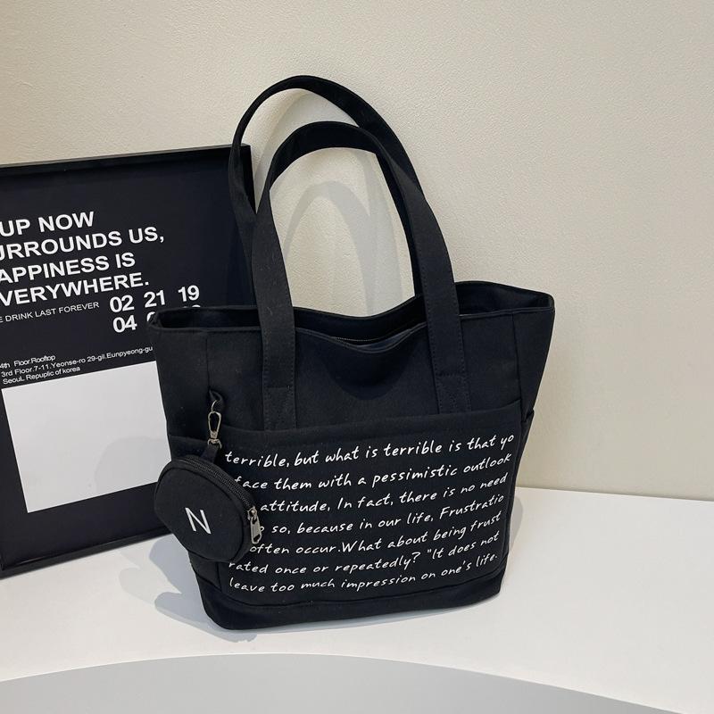 Damen Umhängetasche 2025 neuer Wintertrend Große Kapazität Einfarbige Handtasche Einfach Mode Buchstabentasche