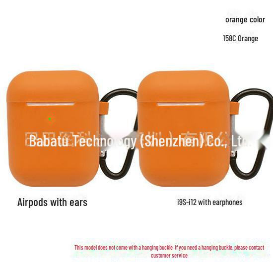 Compatible Silicone Protective Cover for I9, I11, I12, and AirPods 2nd Gen Earphones