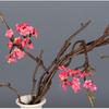 Real Touch Artificial Cherry Blossoms Branches Plastic Elegant Simulation Sakura Branches Handmade Realistic Fake Flower