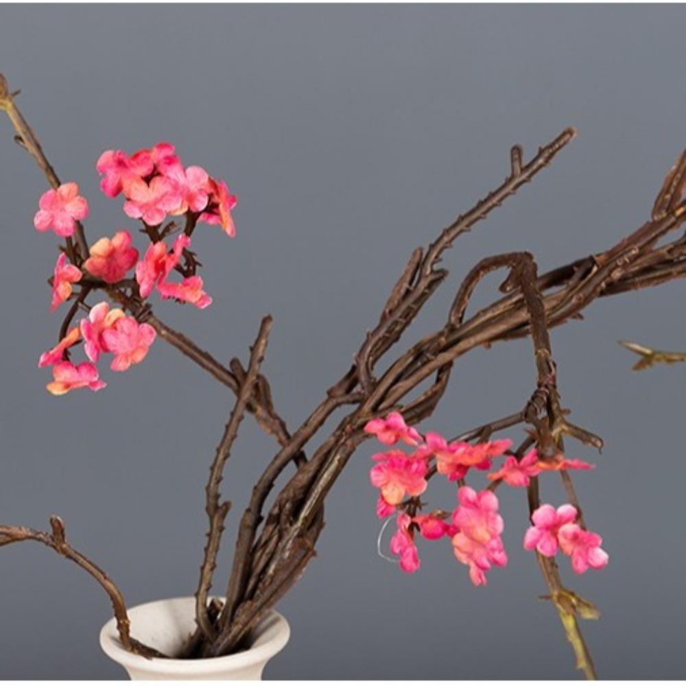 Real Touch Artificial Cherry Blossoms Branches Plastic Elegant Simulation Sakura Branches Handmade Realistic Fake Flower