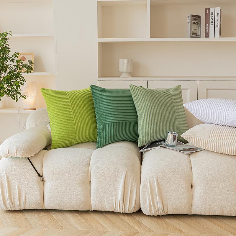 77 fiyatlarından başlayan Striped Corduroy Cushion Cover