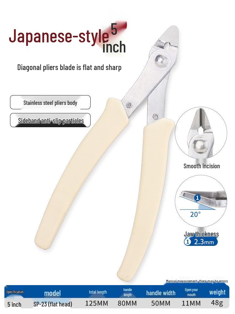 High Hardness Chrome Vanadium Alloy Steel Pliers: Water Mouth, Cutting, Wire, Side, Diagonal Cutters for Industrial Use.
