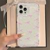 Cute Pink Heart Bow Soft Phone Case for  Poco F5 X3 X6 Pro 5G Mi 14 13 12 12T 13T Pro 11 Lite 5G NE Anti-Fall TPU Cover