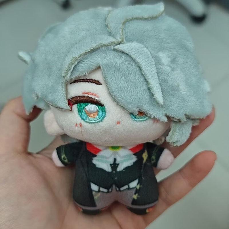 Genshin Impact Cosplay Alhaitham Plush Doll 10Cm Cartoon Print Alhaitham Pendant Stuffed Toys Collect Doll Friend Gift
