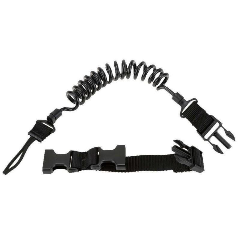 Outdoor Rope Anti-loss Protection Military Fan Accessories Retractable Elastic Backpack Sports Camping Tasks Nylon