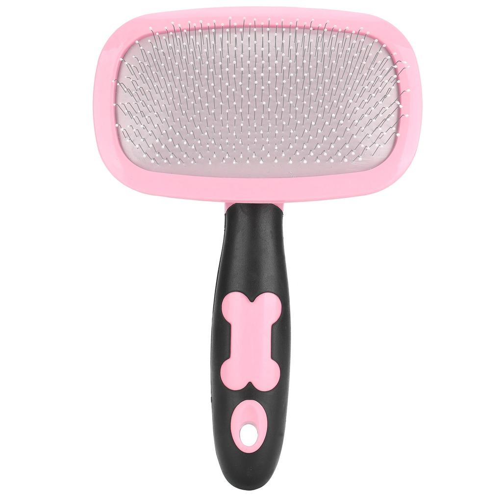 Dog Brush Stainless Steel Dogs Combs Massage Dog Grooming Brush Pet Hair Remover Cleaning Tools Soft Handle Cat Comb Brush