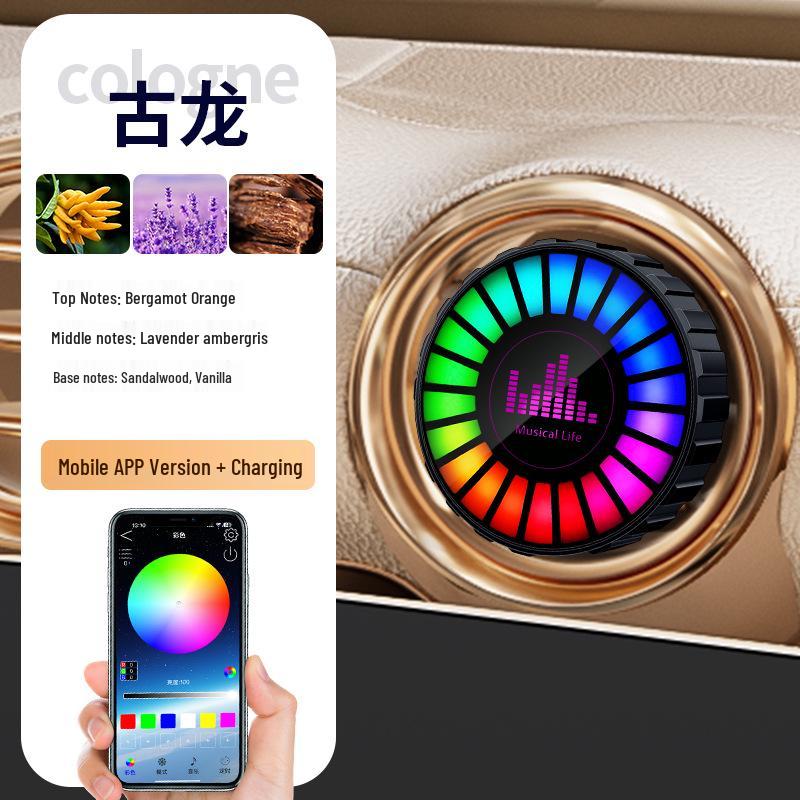 Cross-border Car Wireless Charger with Aroma Diffuser & Ambient Light for Mobile Phones