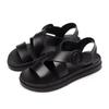 Fashion 2025 summer flat sandals female gladiator open-toed soft jelly sandals women's sponge cake non-slip beach shoes