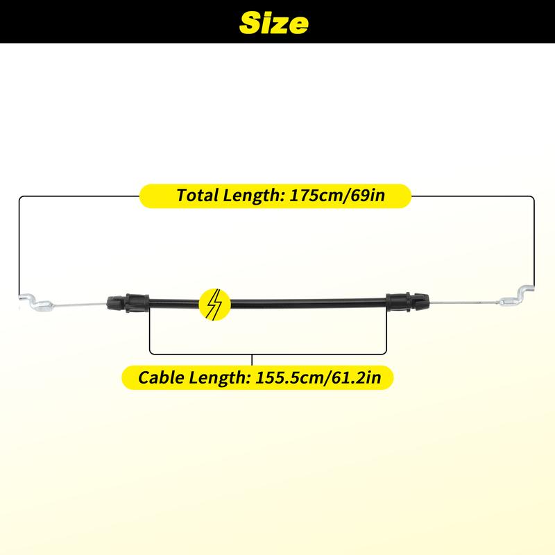 UXCELL No.946-05106B/746-05106B Throttle Control Cable for Cub Cadet for Craftsman