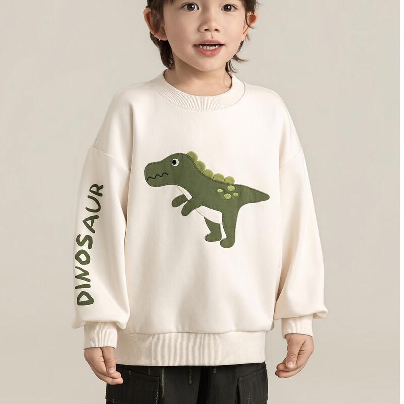 Youyou Boys Dinosaur Appliqué Sweatshirt 130 cm
