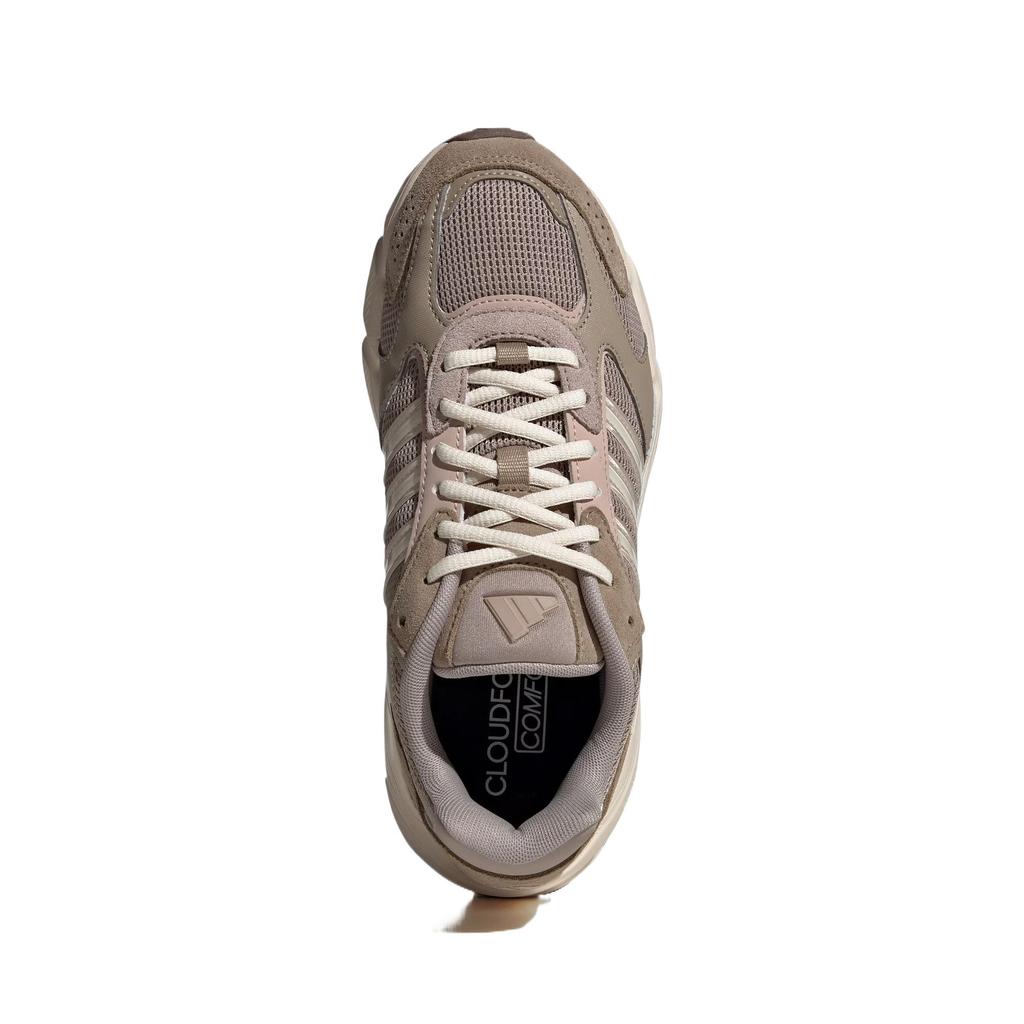 Adidas Crazychaos 2000 Comfortable Versatile Non-Slip Durable Low-Top Lifestyle Casual Shoes Women Sneaker Gray Brown JH6920