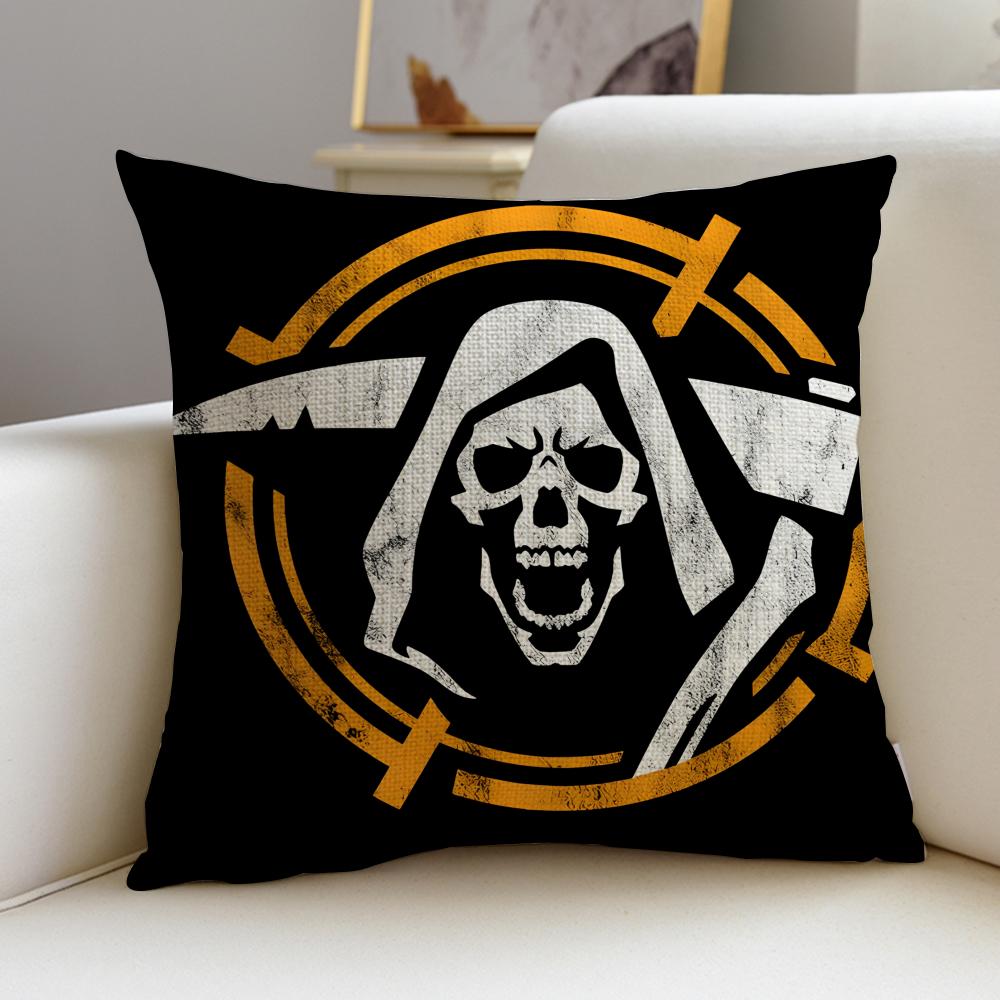 Tom Clancys The DivisionS Cushion Cover Breathable and Skinfriendly Linen Pillowcase Square Removable and Washable Cushion