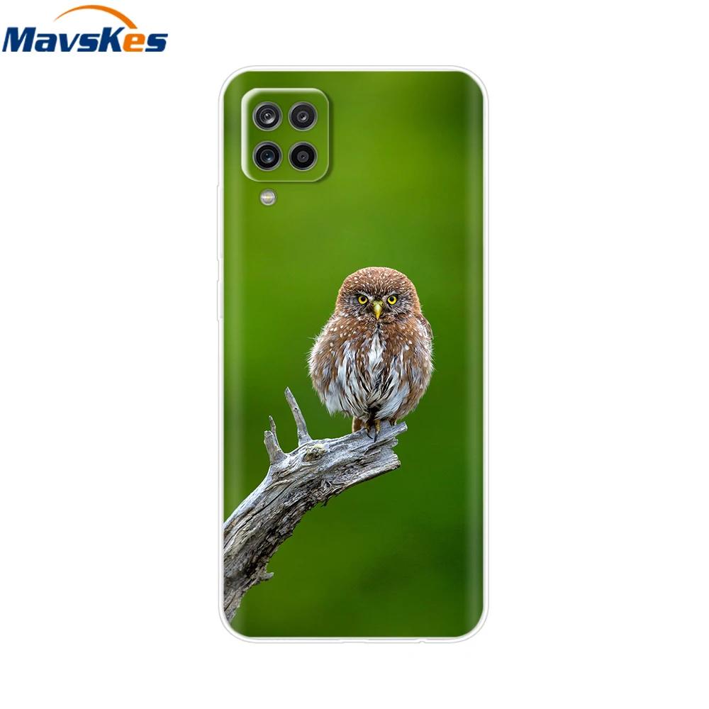 Phone Case For Samsung Galaxy A12 Case SamsungA12 Silicone Clear TPU Painted Soft Cover For Samsung A12 A 12 Bumper Fundas Etui