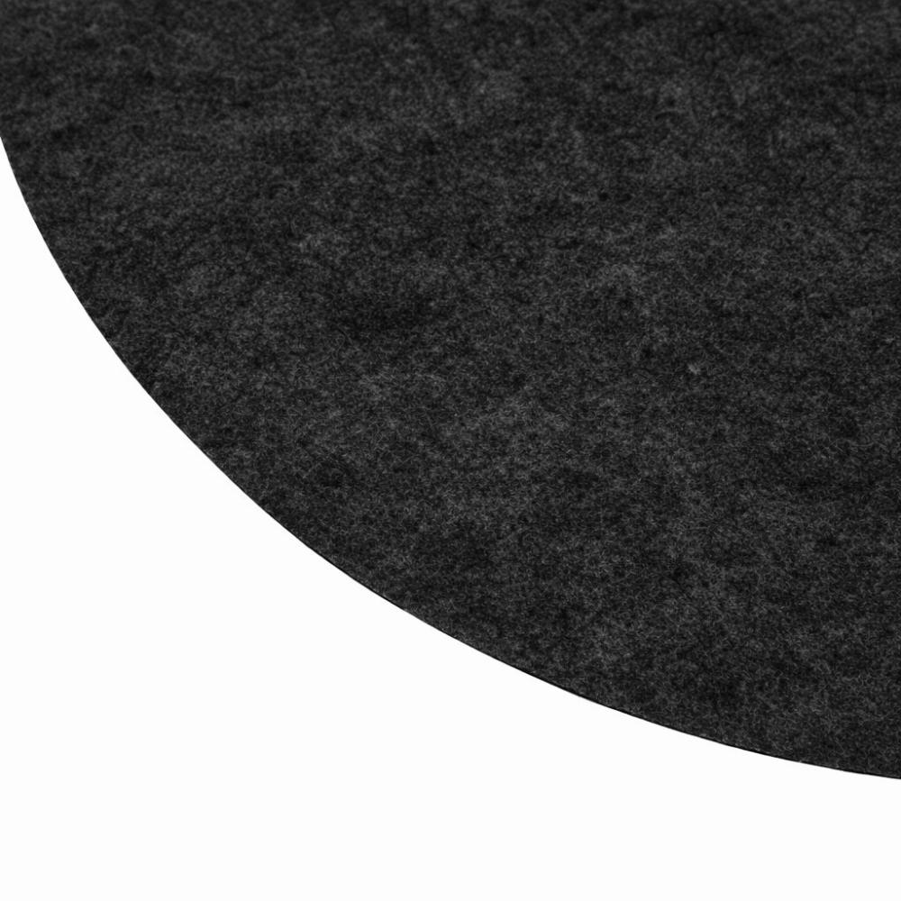 2pcs Round Turntable Platter Mat 3mm Thick Vinyl Record Player Mat  Vinyl Record Player