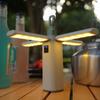 USB Rechargeable Camping Light Warm White Light Power Indicator Emergency Lamp Collapsible Design Foldable Lantern