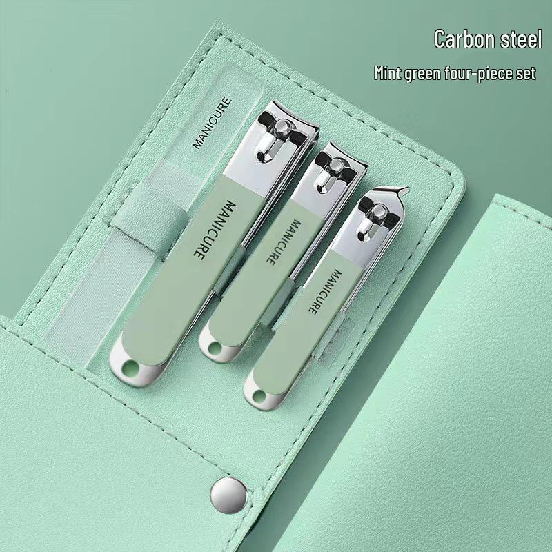German Stainless Steel Cuticle Nippers Set: Nail Art Clippers Files